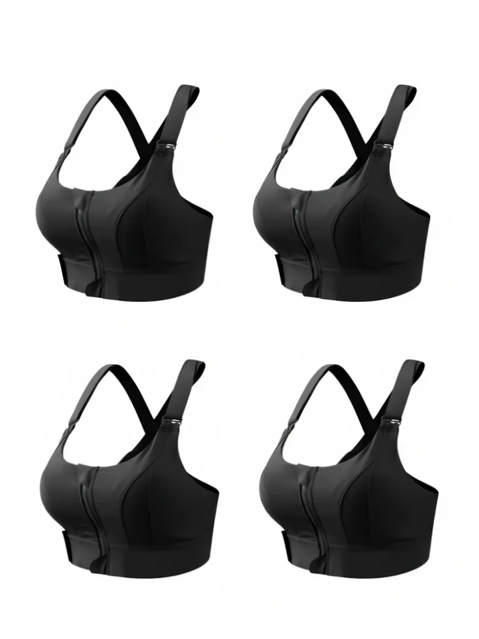 Kit com 4 Tops de Alta Sustentação + 3 Brindes Exclusivos 🎁 Moda Fitness™