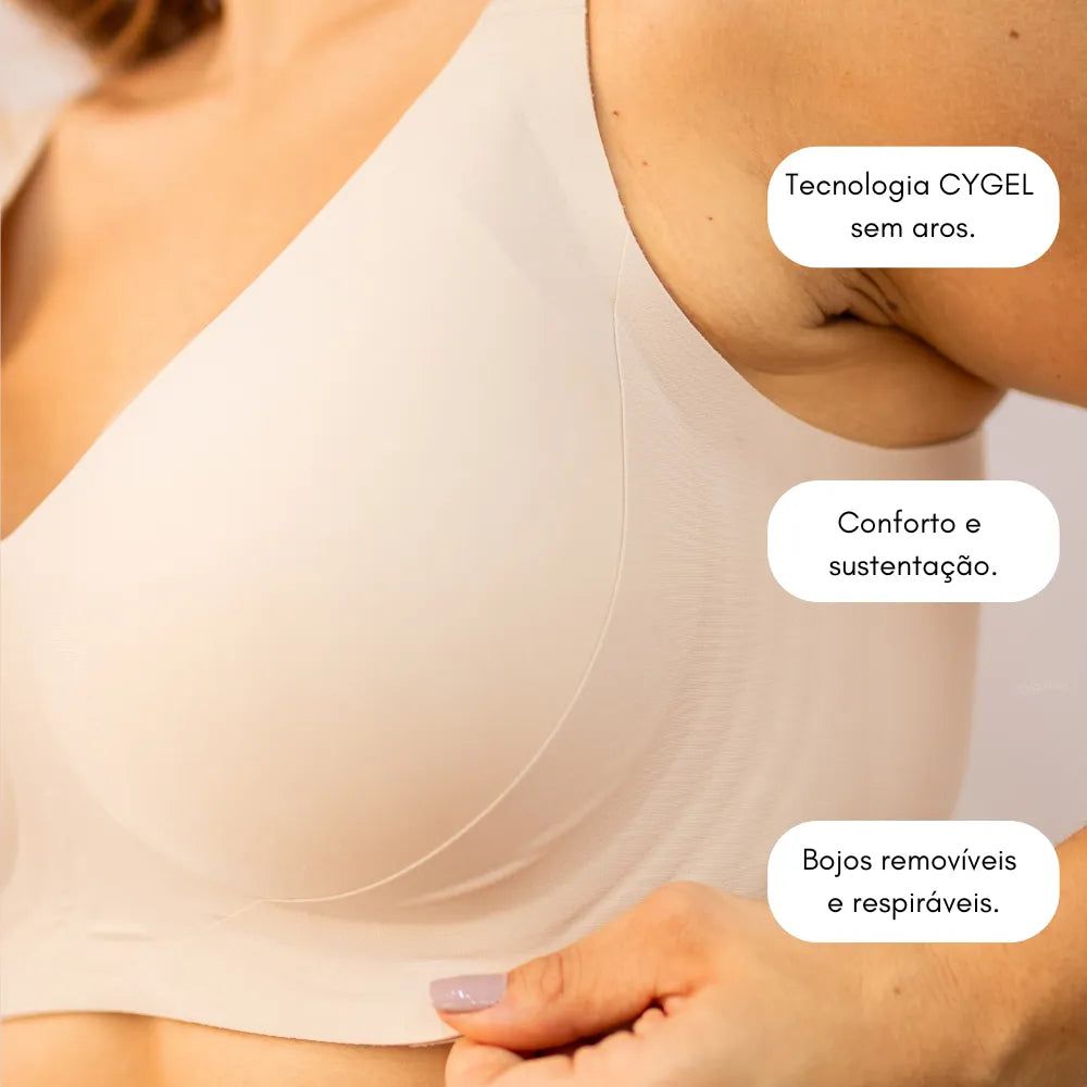 Kit com 6 unidades Sutiã Plus Size Curves - Confortavel para Sustentação