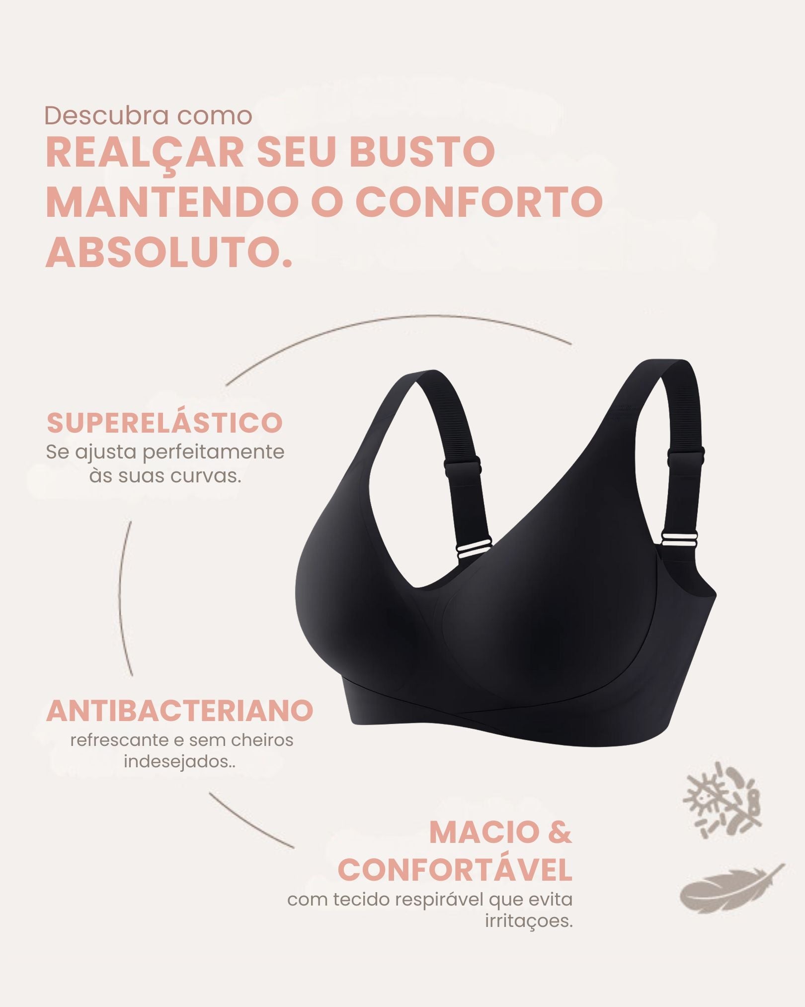Sutiã Curves Plus Size - Confortavel para Sustentação