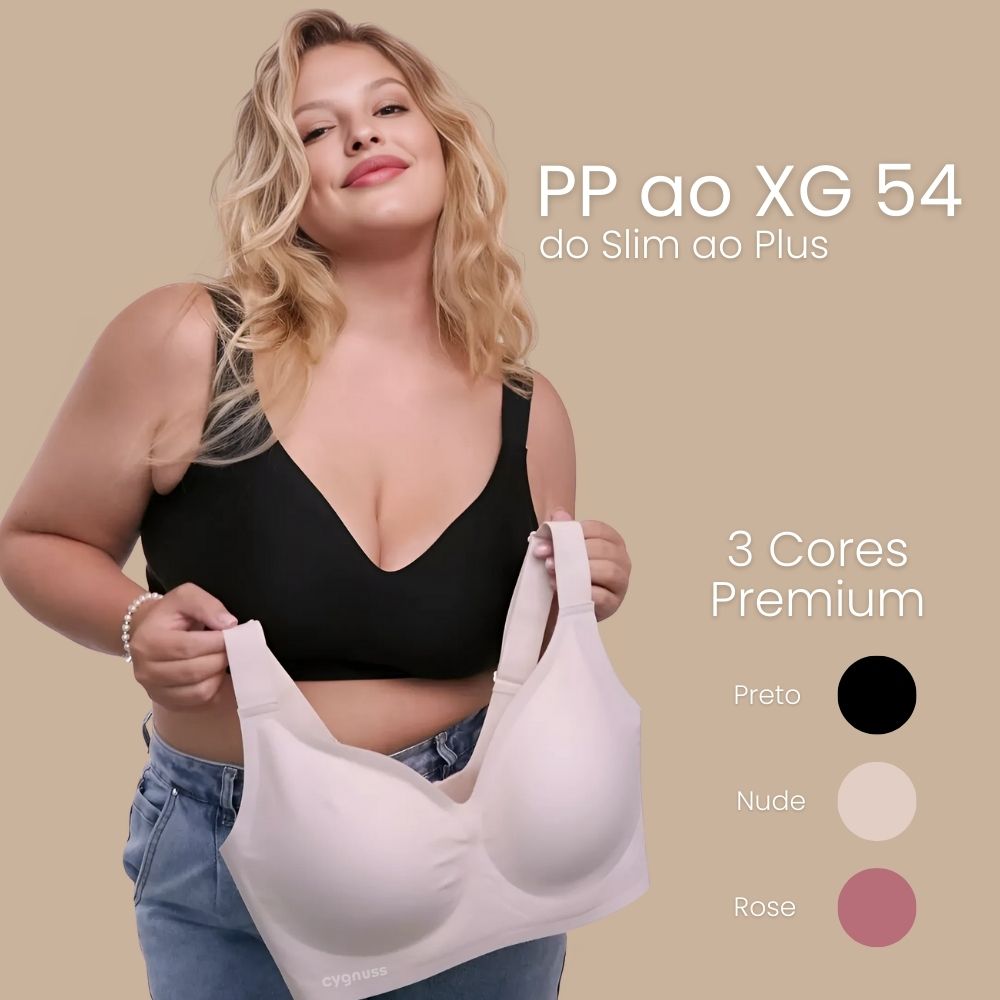 Kit com 6 unidades Sutiã Premium de Alta Sustentação e Conforto