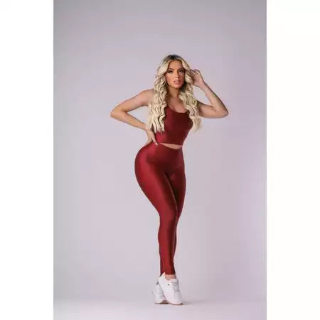 3 Conjuntos Fitness Feminino Top e Legging Academia Sem TransparĂȘncia