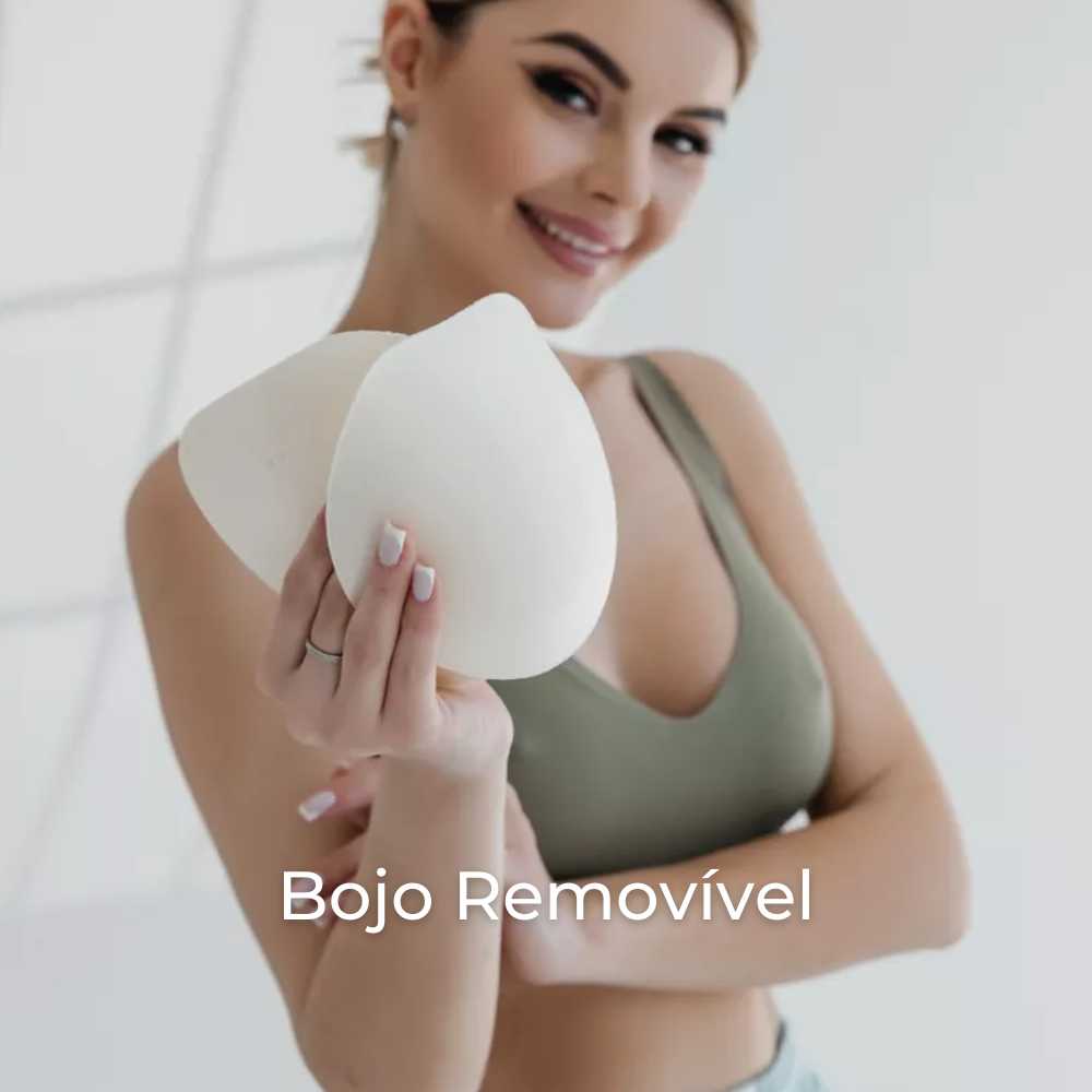 Kit com 6 unidades Sutiã FIT - Alça Fina e Bojo removível