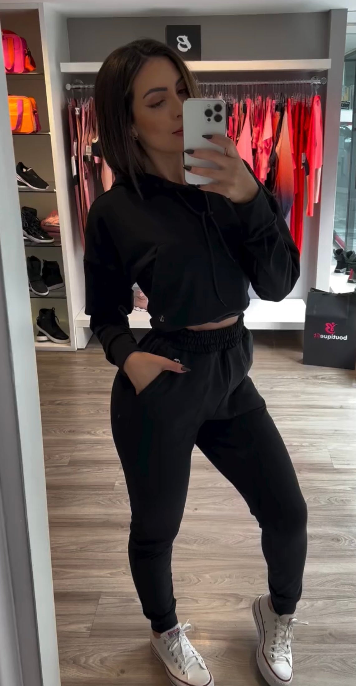 Conjunto de Moletom Black