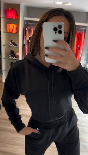 Conjunto de Moletom Black
