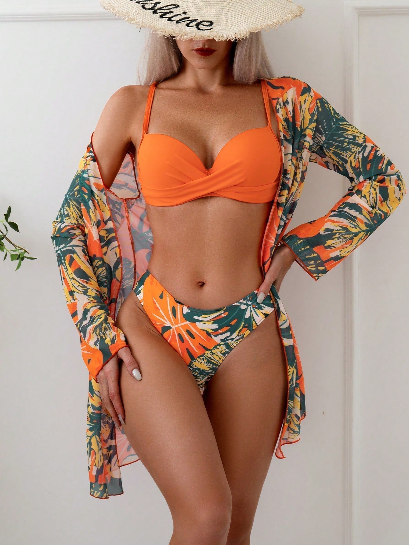 🔥 Conjunto de Biquíni 3 Peças Dafne [MAIS VENDIDOS DO DIA]