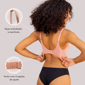 Kit 6 Sutiã Conforto Premium - Alça Fina Modelagem e Conforto