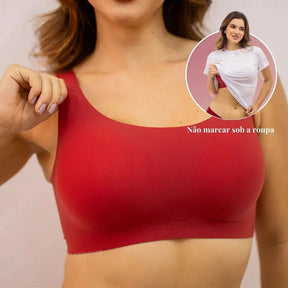 Kit com 6 unidades Sutiã Conforto Premium Plus Size - e Confortável